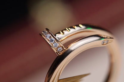 [Solara Jewelry ]ジュスト リング 2.65mm ピンクゴールド ダイヤモンド