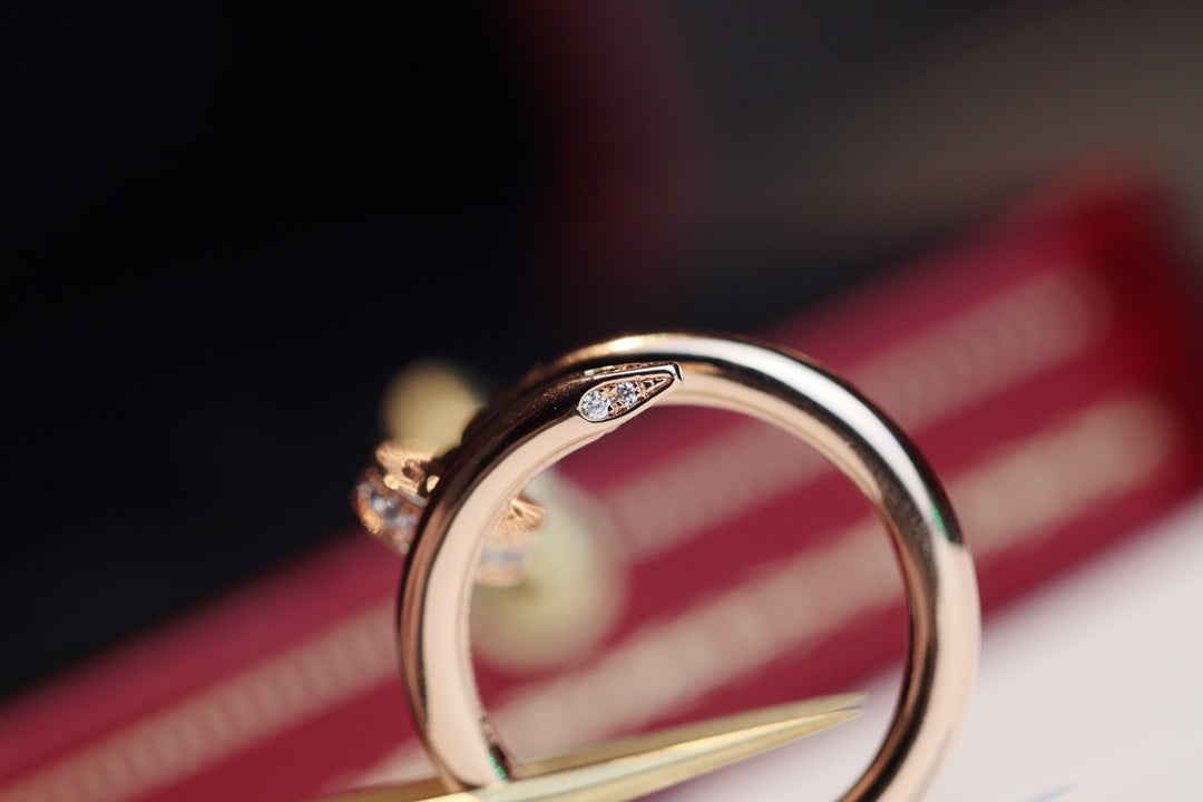 [Solara Jewelry ]ジュスト リング 2.65mm ピンクゴールド ダイヤモンド