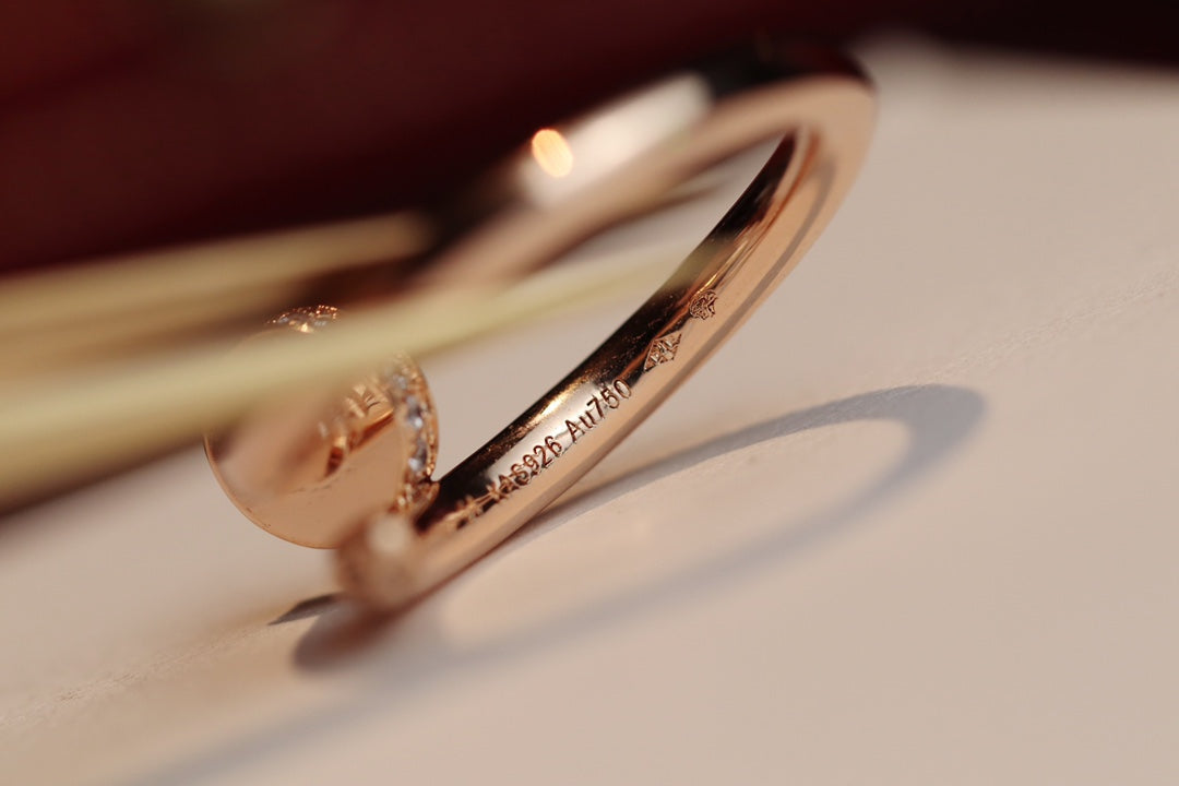 [Solara Jewelry ]ジュスト リング 2.65mm ピンクゴールド ダイヤモンド