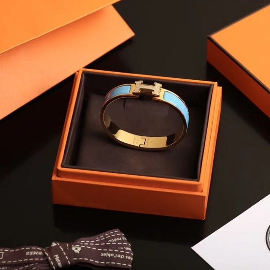 [Solara Jewelry ]H CLOUD BLUE ARMREIF GOLD DIAMANT