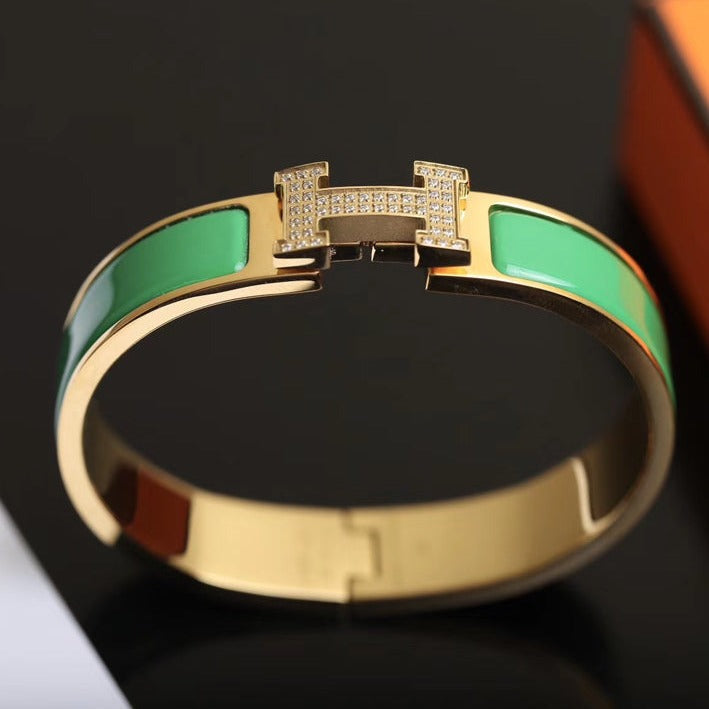 [Solara Jewelry ]H BRACELET GOLD DIAMOND