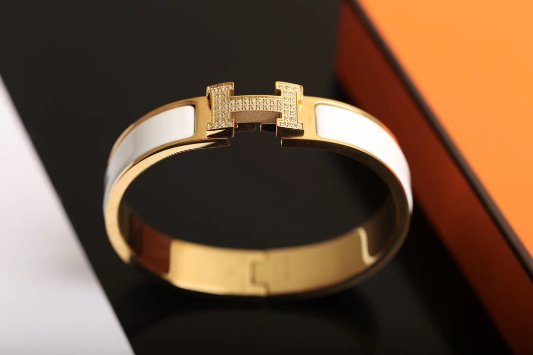 [Solara Jewelry ]H BRACELET GOLD DIAMOND