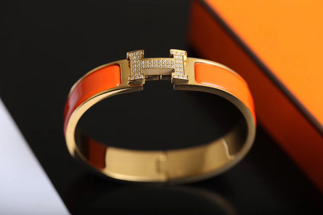 [Solara Jewelry ]H BRACELET GOLD DIAMOND