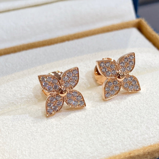 [Solara Jewelry ]STAR DIAMOND EARRINGS