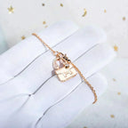 [Solara Jewelry ]アミュレット ペンダント ローズゴールドネックレス