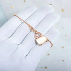 [Solara Jewelry ]アミュレット ペンダント ローズゴールドネックレス