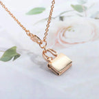 [Solara Jewelry ]アミュレット ペンダント ローズゴールドネックレス