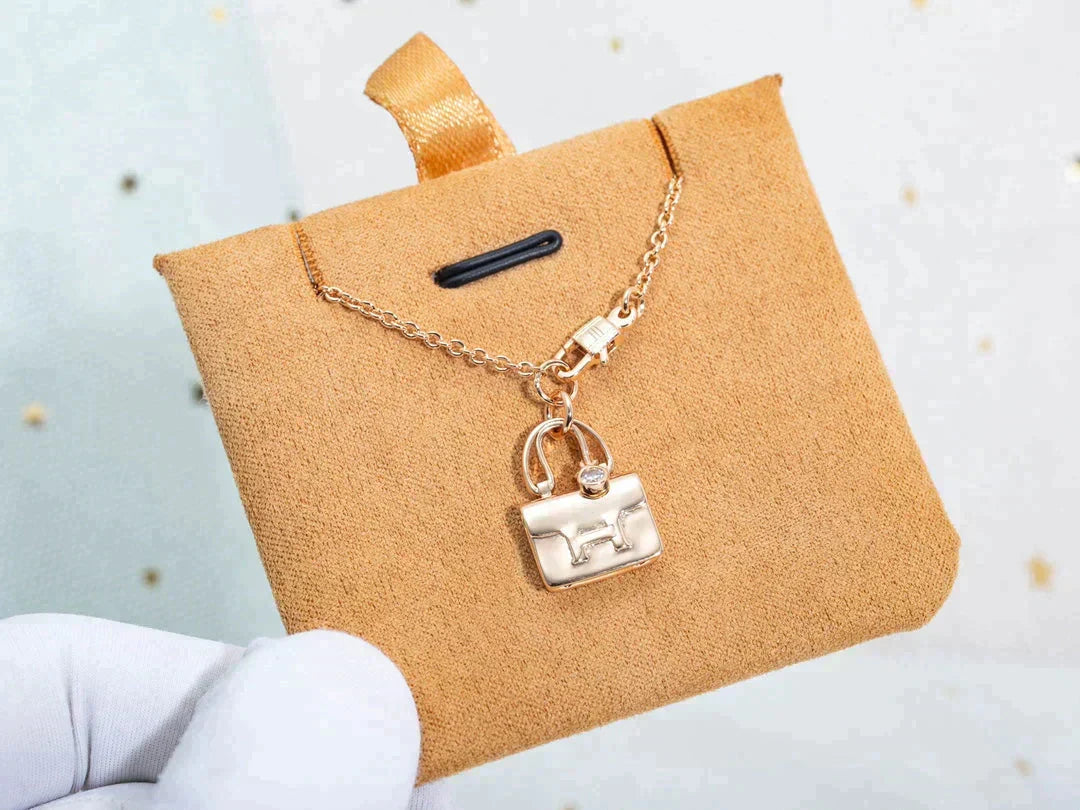 [Solara Jewelry ]アミュレット ペンダント ローズゴールドネックレス