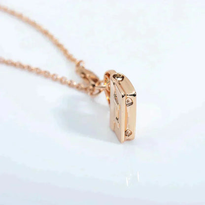[Solara Schmuck ]AMULETT ANHÄNGER ROSÉGOLD KETTE