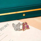 [Solara Jewelry ]TWIN BUTTERFLY DIAMOND RING