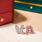 [Solara Jewelry ]TWIN BUTTERFLY DIAMOND RING