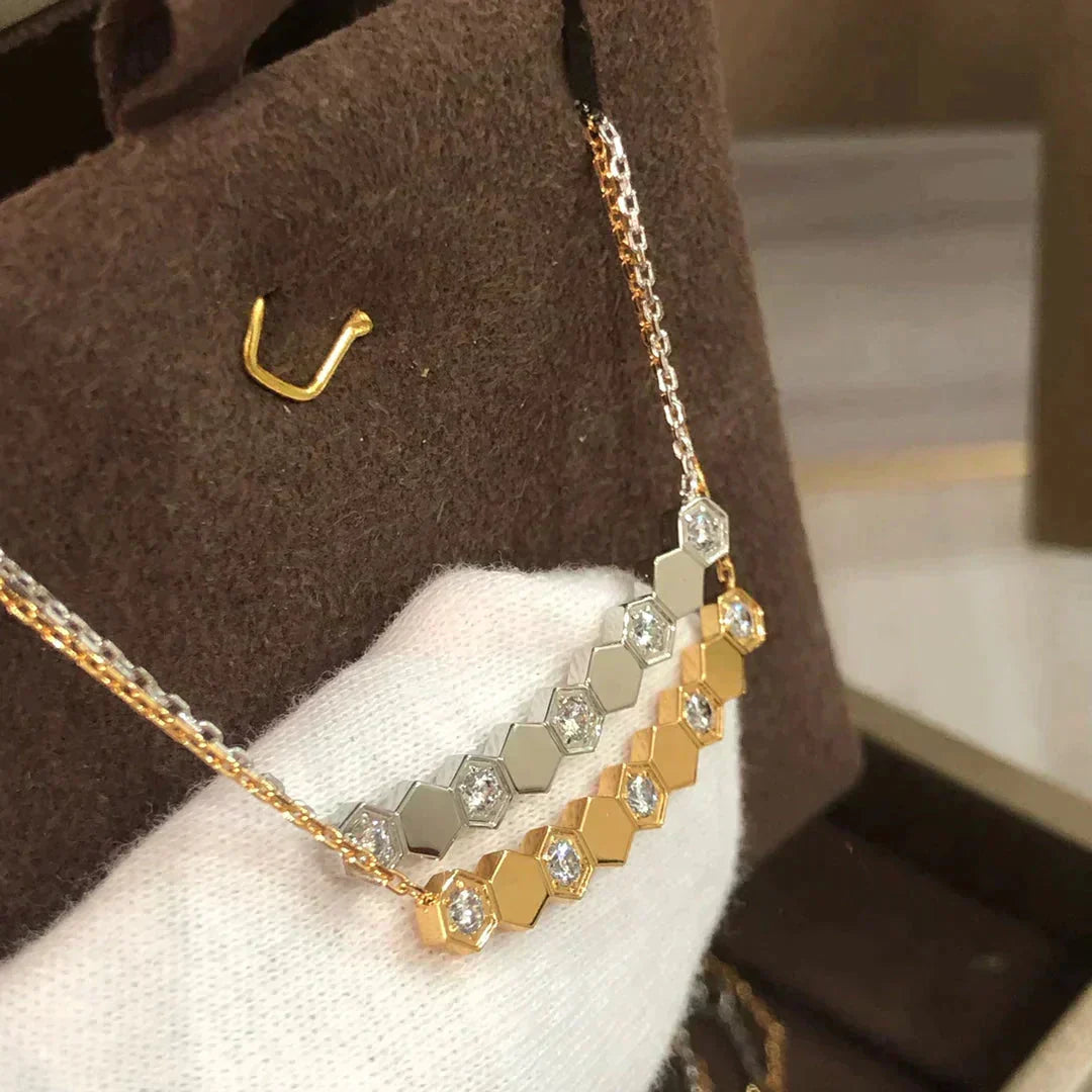 [Solara Jewelry ]BEE LOVE NECKLACE DIAMOND