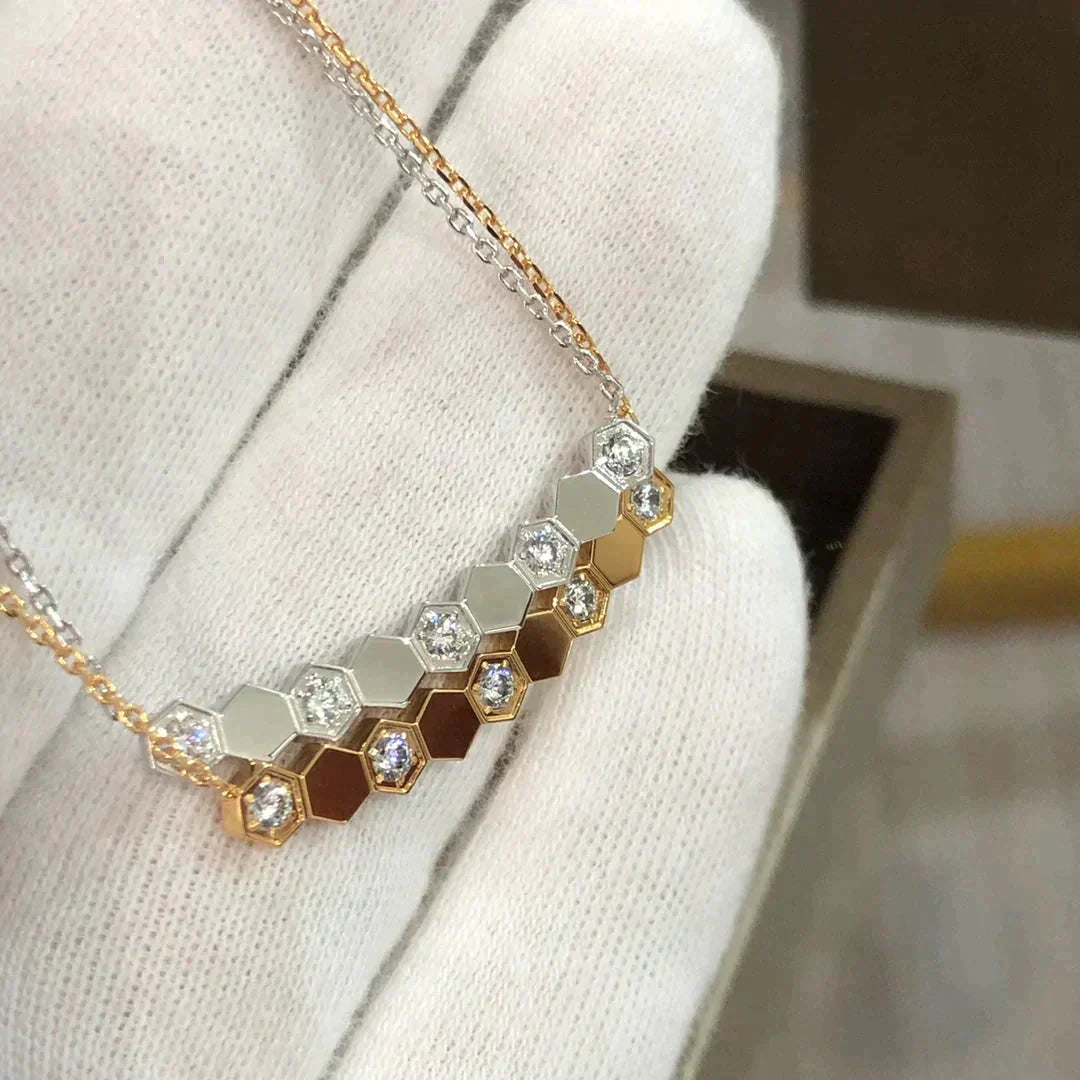 [Solara Jewelry ]BEE LOVE NECKLACE DIAMOND