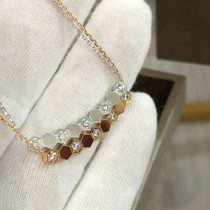 [Solara Schmuck] HALSKEKTE BIENENLIEBE DIAMANT