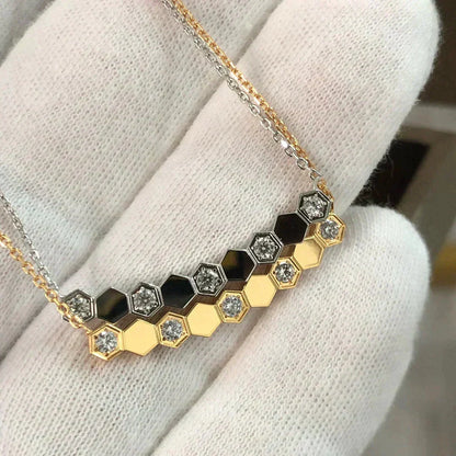 [Solara Schmuck] HALSKEKTE BIENENLIEBE DIAMANT