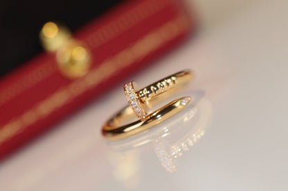 [Solara Jewelry ]JUSTE RING 2.65MM GOLD DIAMANT