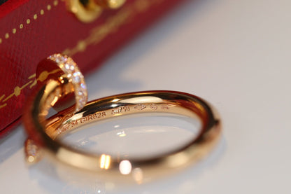 [Solara Jewelry ]JUSTE RING 2.65MM GOLD DIAMANT
