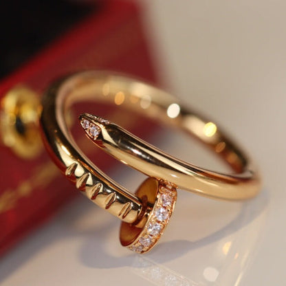 [Solara Jewelry ]JUSTE RING 2.65MM GOLD DIAMANT