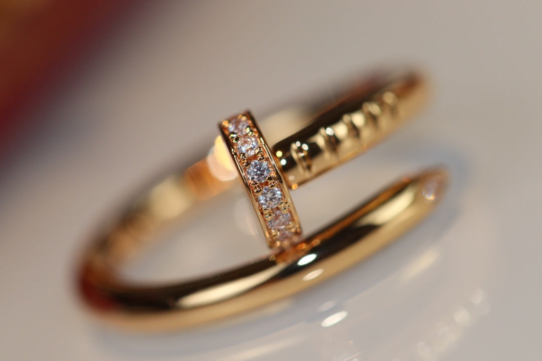 [Solara Jewelry ]JUSTE RING 2.65MM GOLD DIAMANT