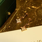[Solara Jewelry ]STAR DIAMONDS EARRINGS GOLD
