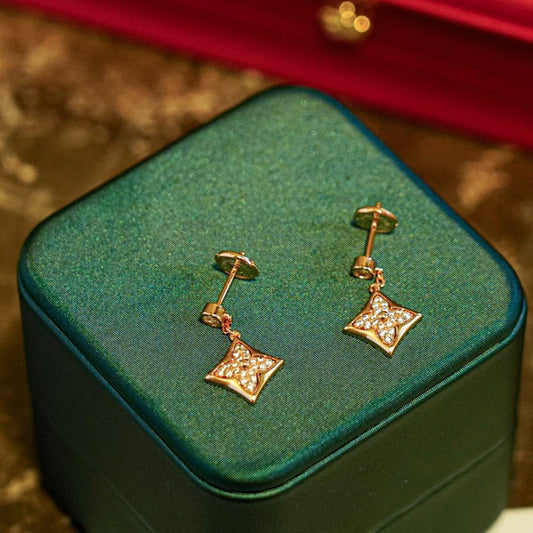 [Solara Jewelry ]STAR DIAMONDS OHRRINGE GOLD