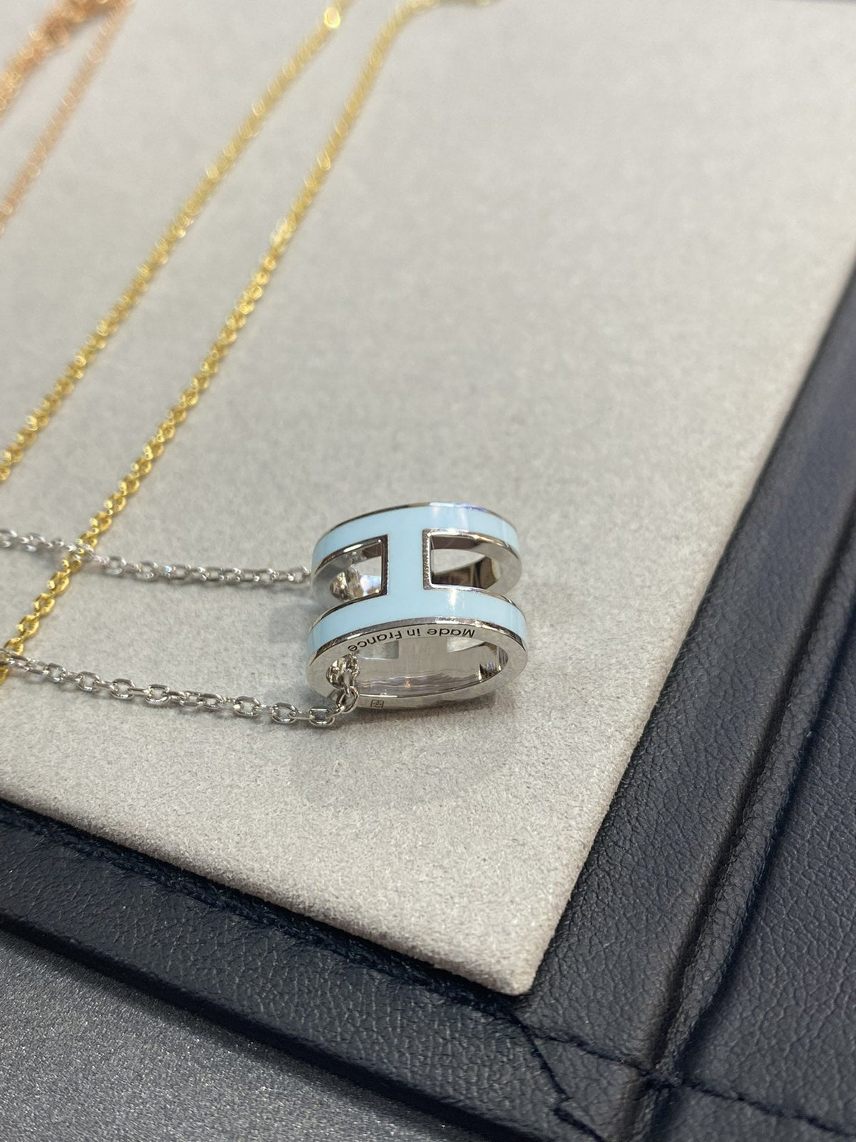 [Solara Schmuck ]POP H HELLBLAUE HALSKETTE