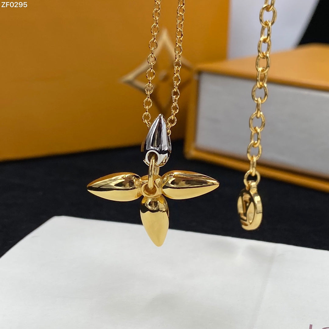 [Solara Jewelry ]LOUISETTE PEDANT GOLD NECKLACE