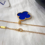 [Solara Jewelry ]クローバー 25MM ネックレス ターコイズ ローズゴールド