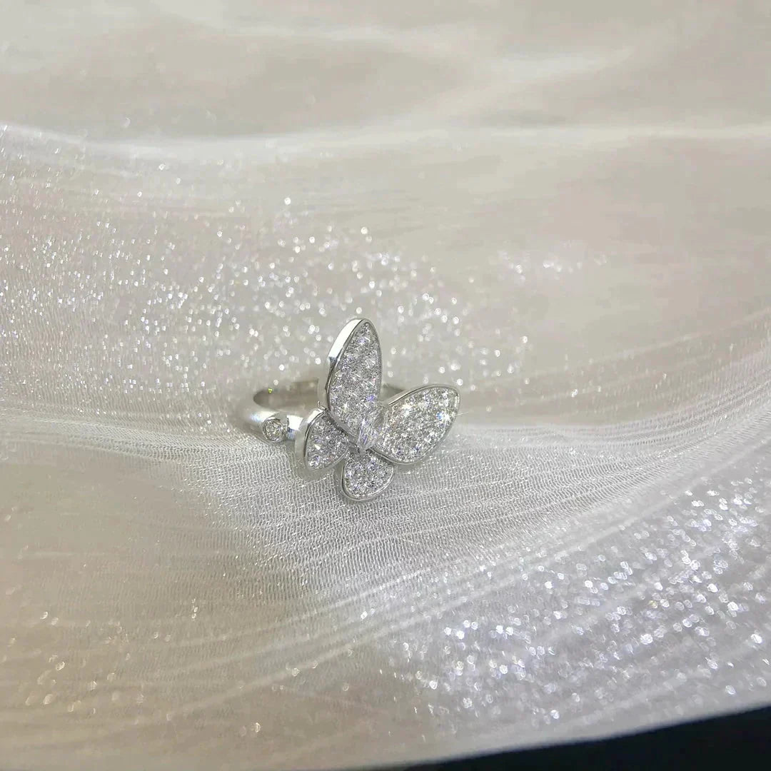 [Solara Jewelry ]BUTTERFLY DIAMOND RING