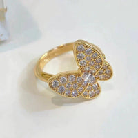 [Solara Jewelry ]BUTTERFLY DIAMOND RING