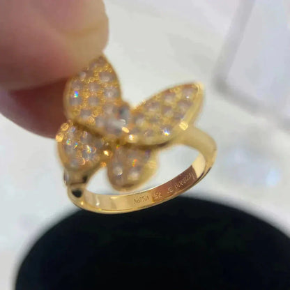 [Solara Jewelry ]バタフライダイヤモンドリング