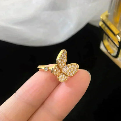 [Solara Jewelry ]バタフライダイヤモンドリング