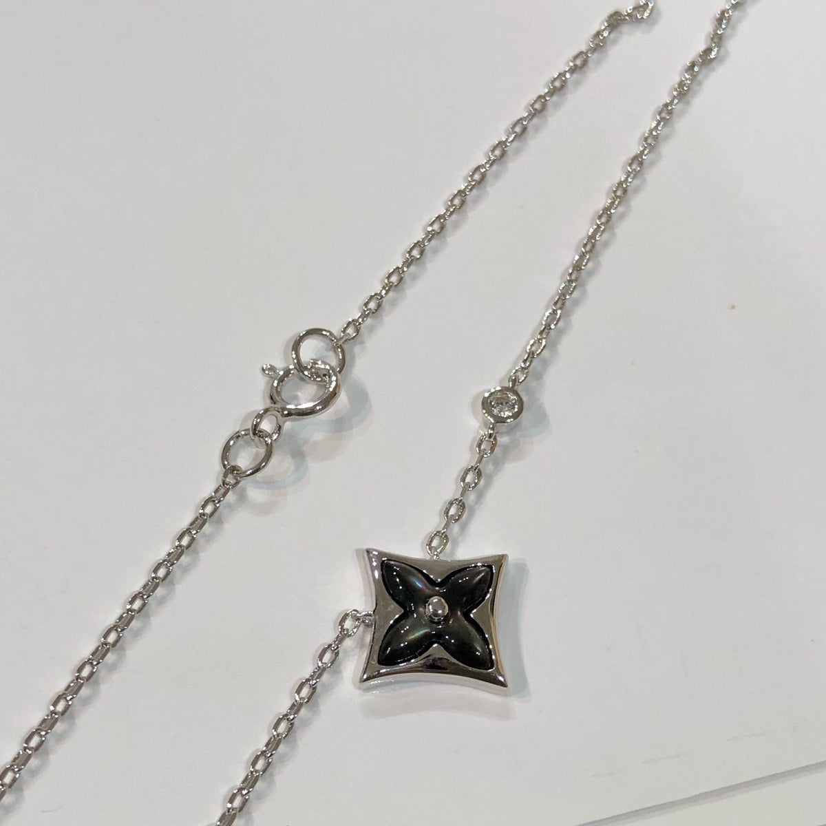 [Solara Jewelry ]STAR BLACK MOP HALSKETTE