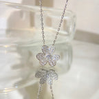 [Solara Jewelry ]フラワーダイヤモンドネックレス