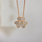 [Solara Jewelry ]フラワーダイヤモンドネックレス