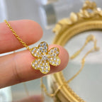 [Solara Jewelry ]フラワーダイヤモンドネックレス