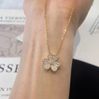 [Solara Jewelry ]フラワーダイヤモンドネックレス