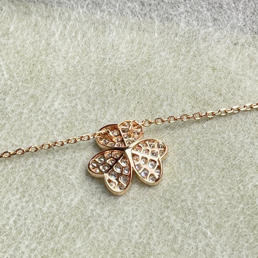 [Solara Jewelry ]フラワーダイヤモンドネックレス