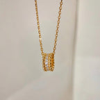 [Solara Jewelry ]PERLEE DIAMANT-HALSKETTE