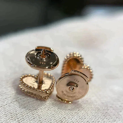 [Solara Jewelry ]HERZ-KARNEOL-OHRSTECKER