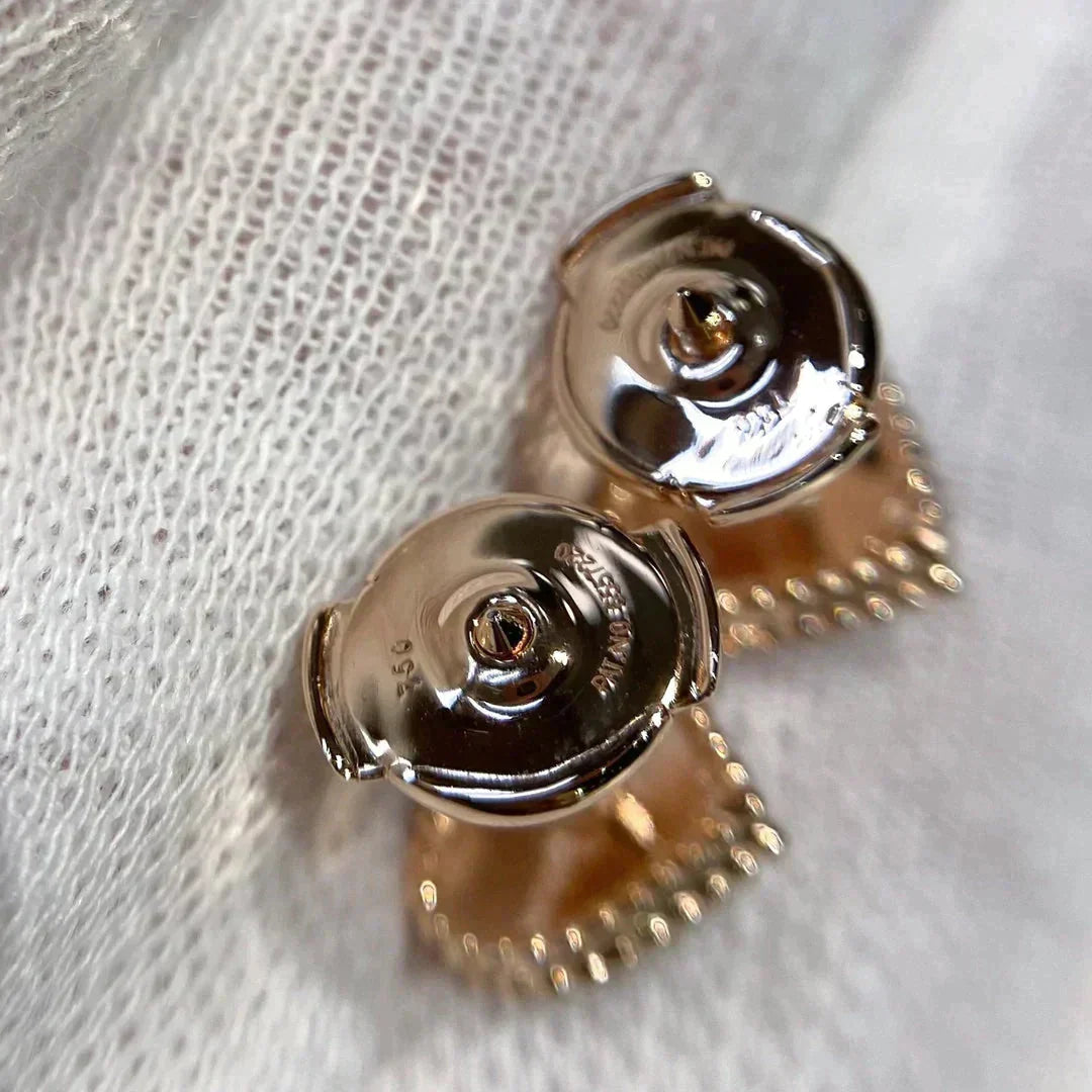 [Solara Jewelry ]HEART CARNELIAN STUD EARRINGS