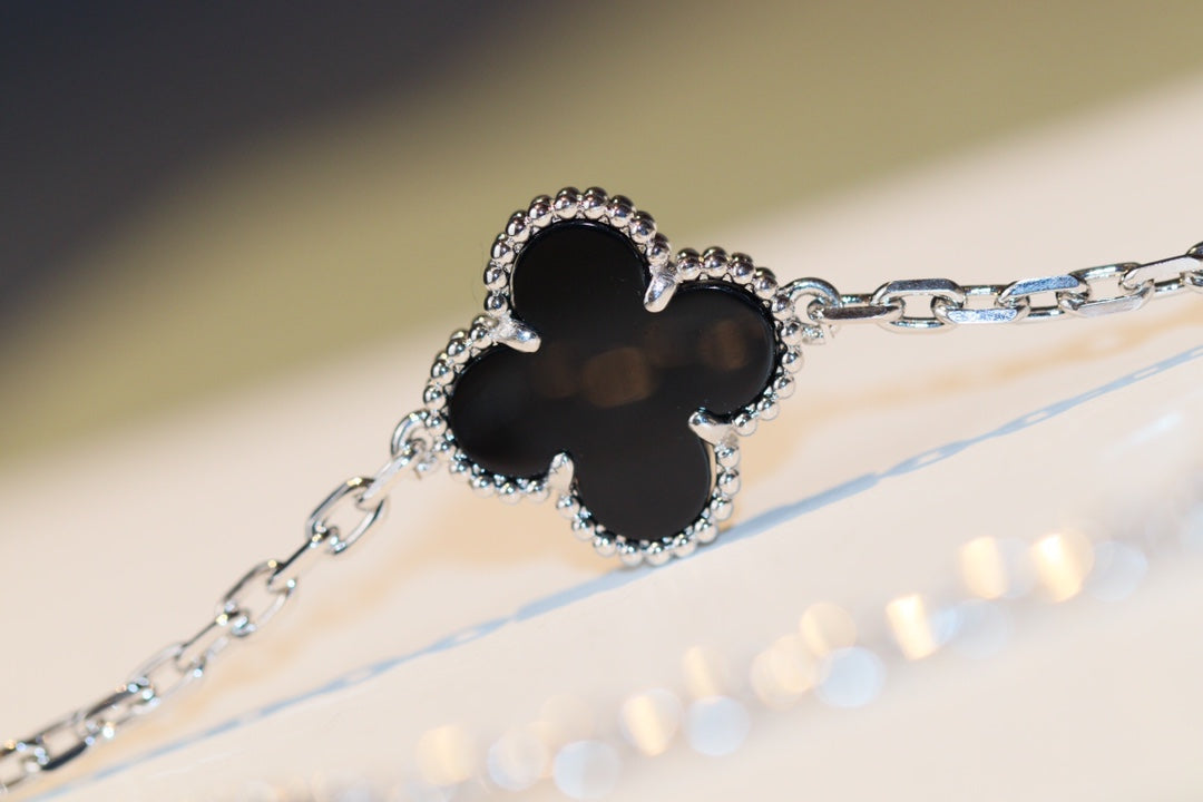 [Solara Jewelry ]KLEE 20 MOTIVE ONYX DIAMANT SILBER