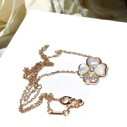 [Solara Jewelry ]KLEE MOP DIAMANT ROSEGOLD HALSKETTE