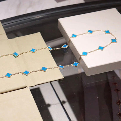 [Solara Jewelry ]クローバー 20モチーフ ターコイズゴールド