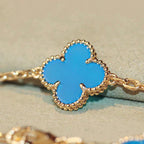 [Solara Schmuck ]KLEE 20 MOTIVE TÜRKIS GOLD