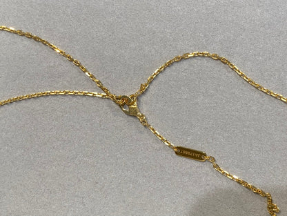 [Solara Jewelry ]KLEEBÜTE 25MM HALSKETTE GOLD KARNEOL