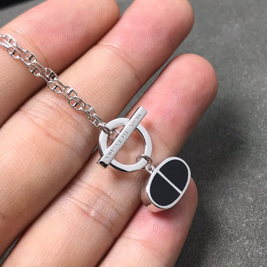 [Solara Jewelry ]CHAINE VERSO BLACK CERAMIC HALSKETTE