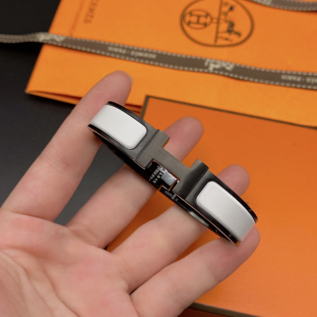 [Solara Jewelry ]H ARMBAND 12MM SCHWARZ-WEISSE KERAMIK