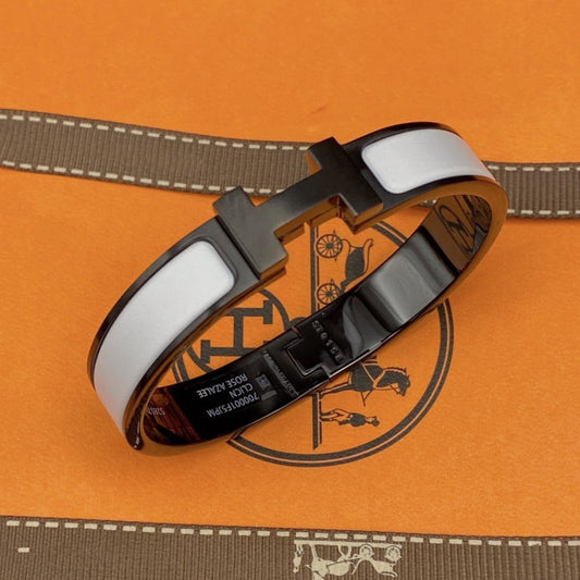 [Solara Jewelry ]H BRACELET 12MM ブラック ホワイト セラミック