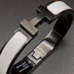 [Solara Jewelry ]H ARMBAND 12MM SCHWARZ-WEISSE KERAMIK
